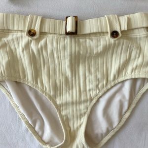 SOLID & STRIPED Annie High-Waisted Bikini Bottoms